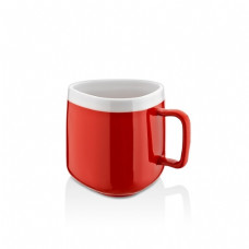 Треугольная чашка с двойным цветом (красный) GC--0013 Gastro Plast PC Красный