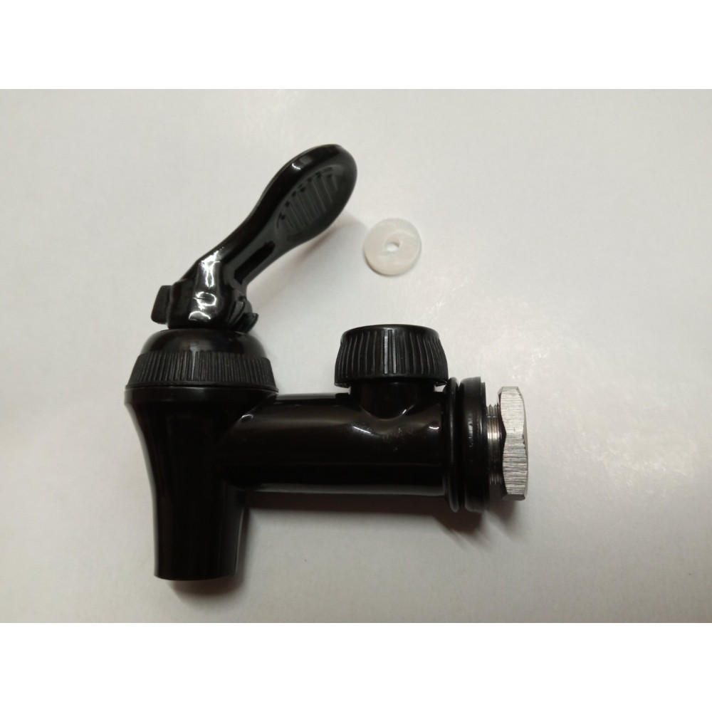 Кран для кип'ятильника з виходом під мірну трубку