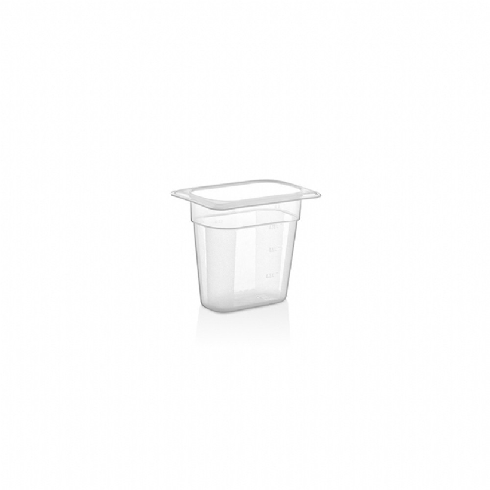 Гастроємність GN 1/9 150 мм із полікарбонату GNP--0019150PC Gastro Plast PC Прозорий