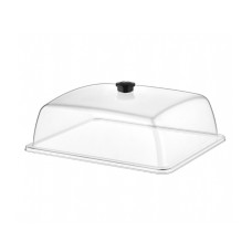 Кришка для підносу GN 1/2, сумісна з GFT--0012BL GF--0012 Gastro Plast PC Прозорий