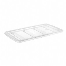Кришка для контейнера для столових приборів, 4 відділення   GK-04Gr GKL--0004 Gastro Plast PP Прозорий