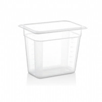 Гастроємність GN 1/4 200 мм із поліпропілену GNPP--0014200 Gastro Plast PP Прозорий