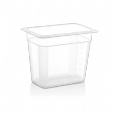 Гастроємність GN 1/4 200 мм із поліпропілену GNPP--0014200 Gastro Plast PP Прозорий
