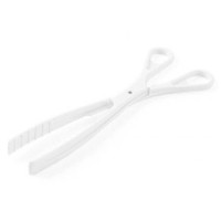 Щипцы для салатов из пластмассы, 290 мм - белые 565506