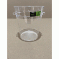 Круглий контейнер для зберігання продуктів 4,2 л з полікарбонату (Кришка продається окремо) GRP--004 Gastro Plast PC Прозорий