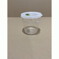 Круглий контейнер для зберігання продуктів 0,95 л з полікарбонату (Кришка продається окремо) GRP--001 Gastro Plast PC Прозорий