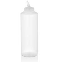 Диспенсер для соусів 750мл. з обертовим наконечником (прозорий) GPSM--00750Clear Gastro Plast PE Прозорий