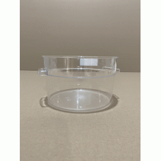 Круглий контейнер для зберігання продуктів 2,1 л з полікарбонату (Кришка продається окремо) GRP--002 Gastro Plast PC Прозорий