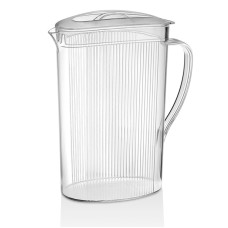 Графин из поликарбоната, 2,2 л (ребристый) GSRH--0002 Gastro Plast PC Прозрачный