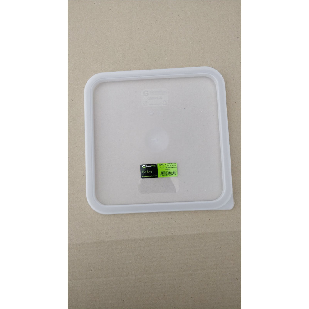 Кришка для контейнера для продуктів із поліпропілену, 5,7 л/7,6 л (прозора) GSPPL--006 Gastro Plast PP Прозорий