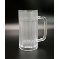 Бокал для пива 560 мл GC--0034F Gastro Plast PC Матовий