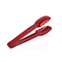 Щипці із полікарбонату, 220 мм червоні GSM--0001r Gastro Plast PC Червоний