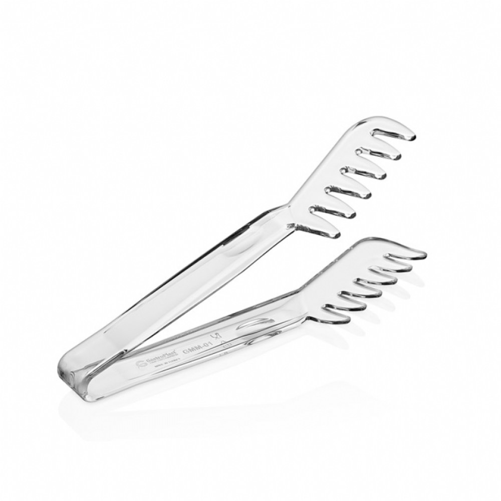 Щипці для спагетті із полікарбонату, 220 мм прозорі GMM--0001tr Gastro Plast PC Прозорий