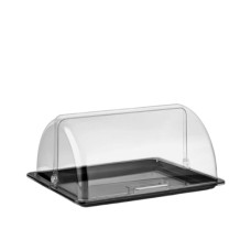 Кришка Rolltop GN 1/2, сумісна з GFT--0012BL, GFT--0012tr GFM--0012 Gastro Plast PC Прозорий