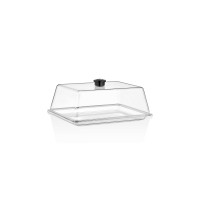 Кришка-купол 260х210, сумісна з GFT--0016BL GF--0016BL Gastro Plast PC Прозорий