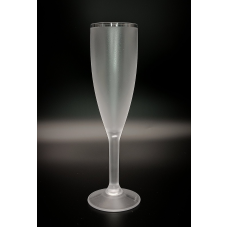 Бокал для шампанского из поликарбоната (матовый) GC--0030F Gastro Plast PC Прозрачный