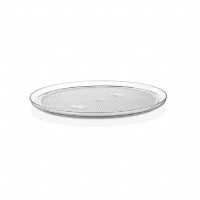 Піднос круглий ø 350 мм прозорий сумісний з кришкою GF--0014BL GFT--0014tr Gastro Plast PC Прозорий