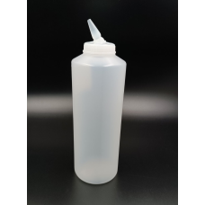 Диспенсер для соусів, прозорий, 1000 мл. з обертовим наконечником GPSM--001000tr Gastro Plast PE Прозорий