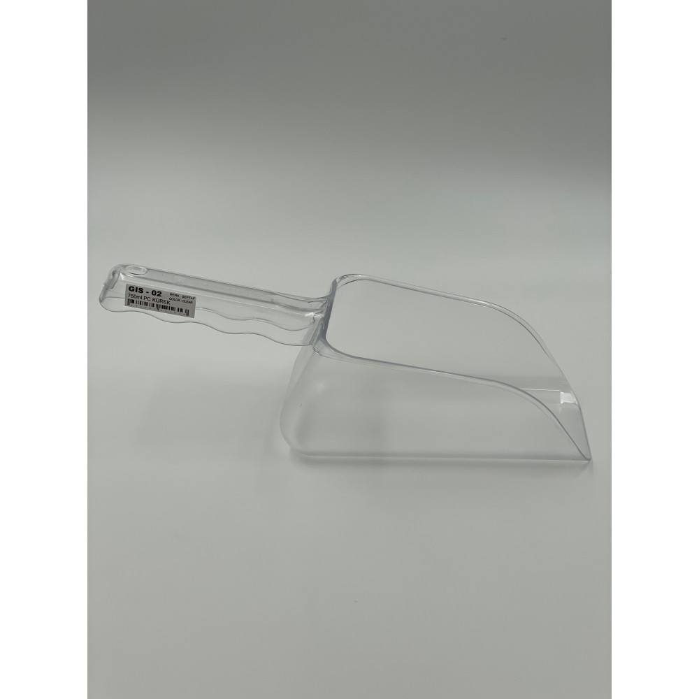 Совок полікарбонат 750 мл, прозорий GIS--0002tr Gastro Plast PC Прозорий