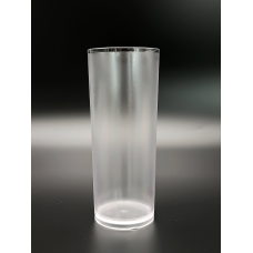 Стакан поликарбоната 340 мл прозрачный, матовый GC--0038/F Gastro Plast PC Матовый