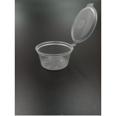 Рамекін з кришкою для соусу - джему, 30 мл, прозорий GSD--0030 Gastro Plast PP Прозорий ПРОДАЄТЬСЯ УПАКОВКАМИ.УПАКОВКА КРАТНА -50 ШТ
