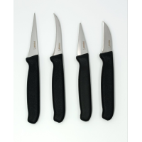 Набір ножів для карвінгу GASTRO PMG 4шт, чорний PRG41274-01 Pirge
