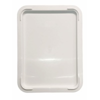 Кришка для контейнера для тіста для піци з поліпропілену, 300*400 мм, сумісна із: GPH--00100/2, GPH--0075/2 GPHL--0002 Gastro Plast PP Білий
