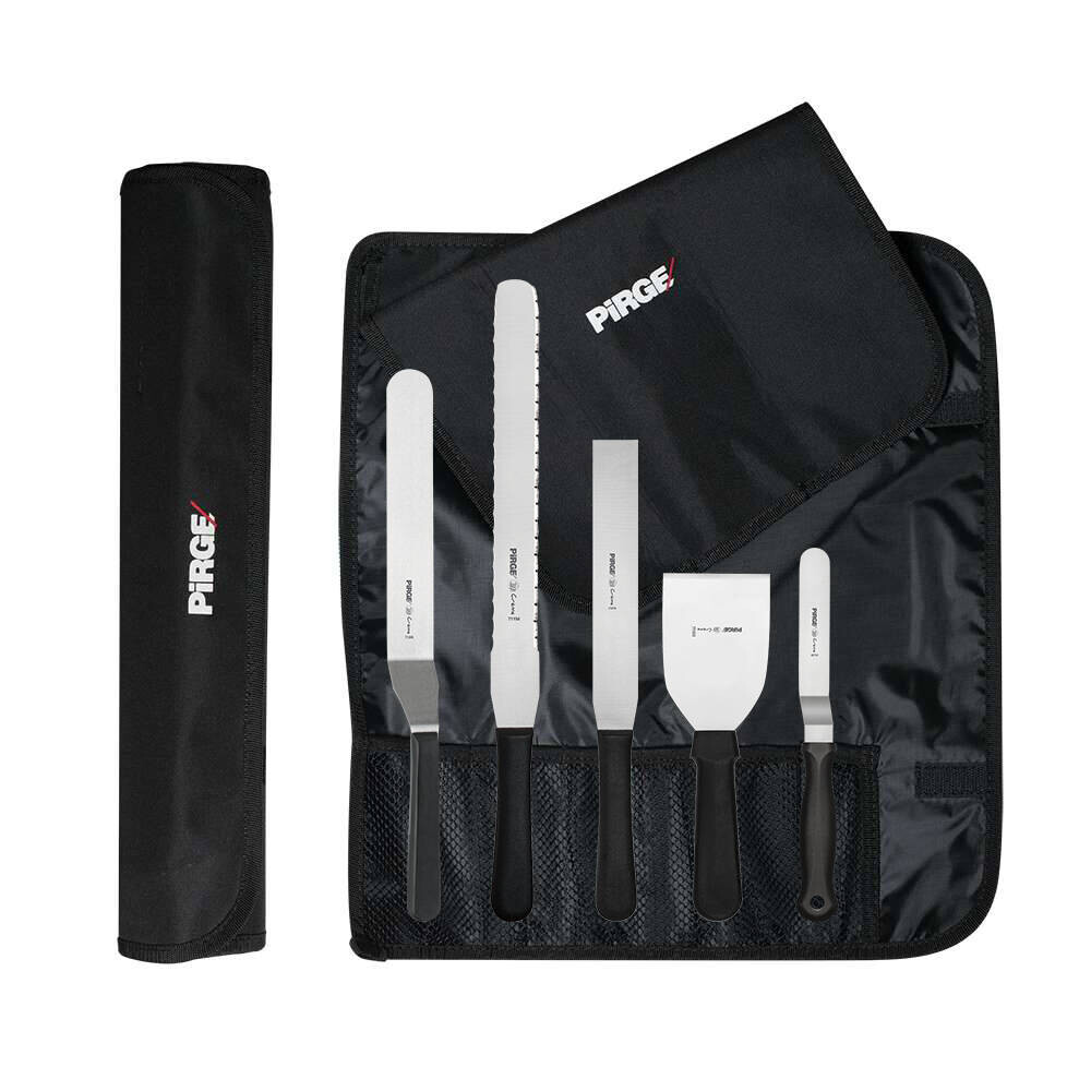 Набір кондитерських лопаток 5шт CREME, чорний PRG71219-01 Pirge