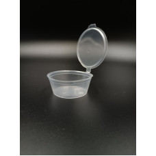 Рамекін з кришкою для соусу - джему, 60 мл, прозорий GSD--0060 Gastro Plast PP Прозорий