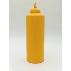Диспенсер для соусів, жовтий, 1000 мл. з обертовим наконечником GPSM--001000/Y Gastro Plast PE Жовтий