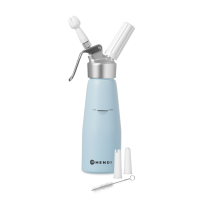 Сифон для вершків, HENDI, 0,5 л, пастельно-синій , ⌀80x(H)260 мм
