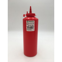 Диспенсер для соусів 1000 мл. (червоний) GPSC--001000R Gastro Plast PE Червоний, з ковпачком