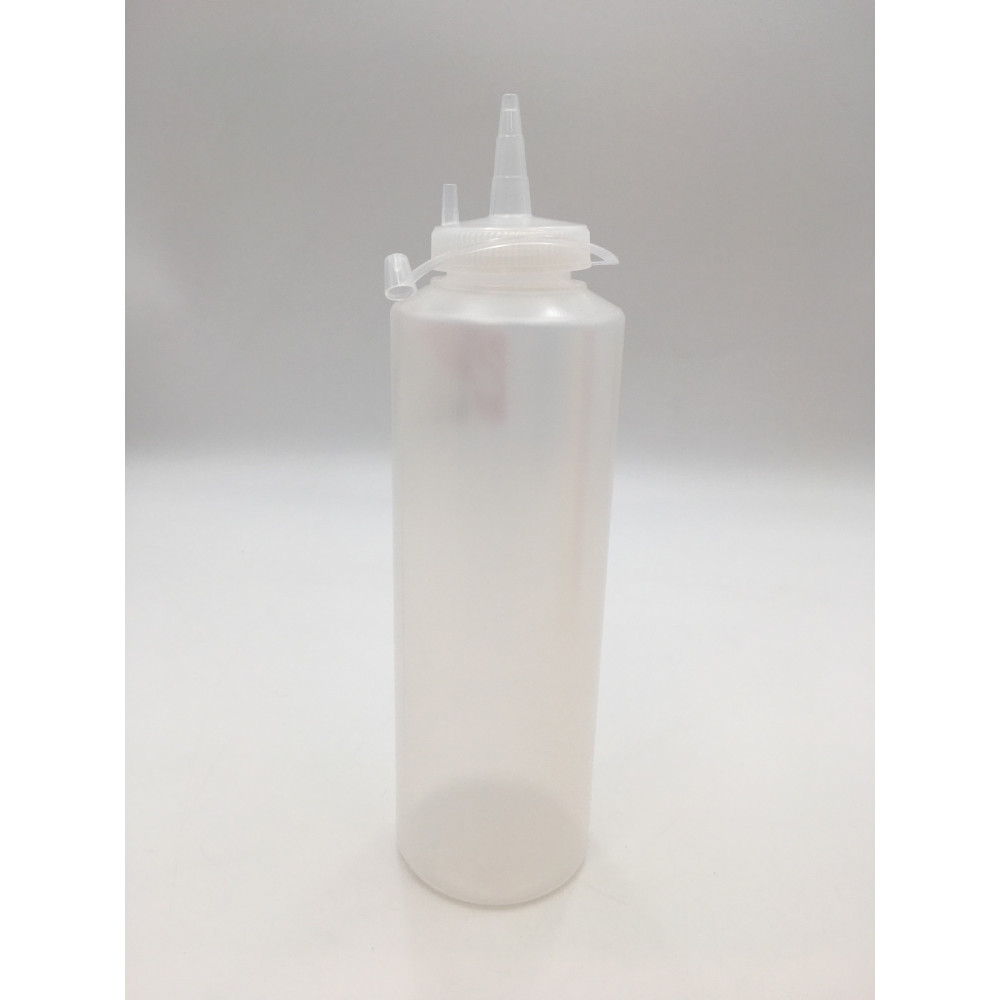 Диспенсер для соусів 500 мл. (прозорий) GPSC--00500 Gastro Plast PE Прозорий, з ковпачком