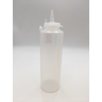 Диспенсер для соусів 500 мл. (прозорий) GPSC--00500 Gastro Plast PE Прозорий, з ковпачком