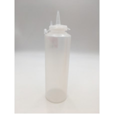 Диспенсер для соусів 500 мл. (прозорий) GPSC--00500 Gastro Plast PE Прозорий, з ковпачком