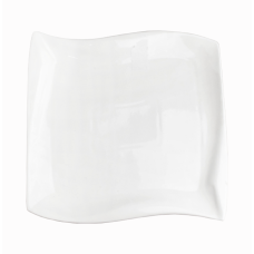 Тарелка квадратная фигурная Helios Extra White 245 мм W152