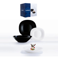 Столовий сервіз Luminarc Carine Black&White, 19 предметів, N1491 (V8305)