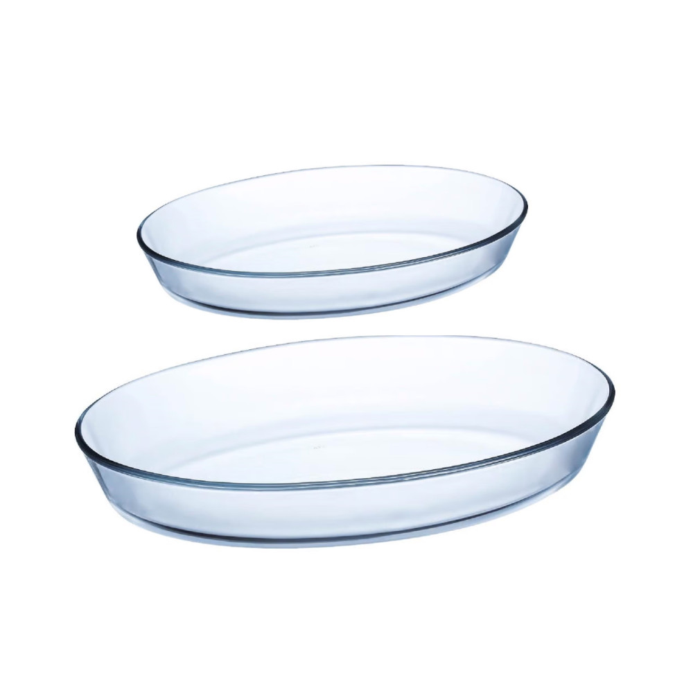 Набір овальних форм для запікання Luminarc Sabot P5606 (1,5л + 3,8л), 2 шт.