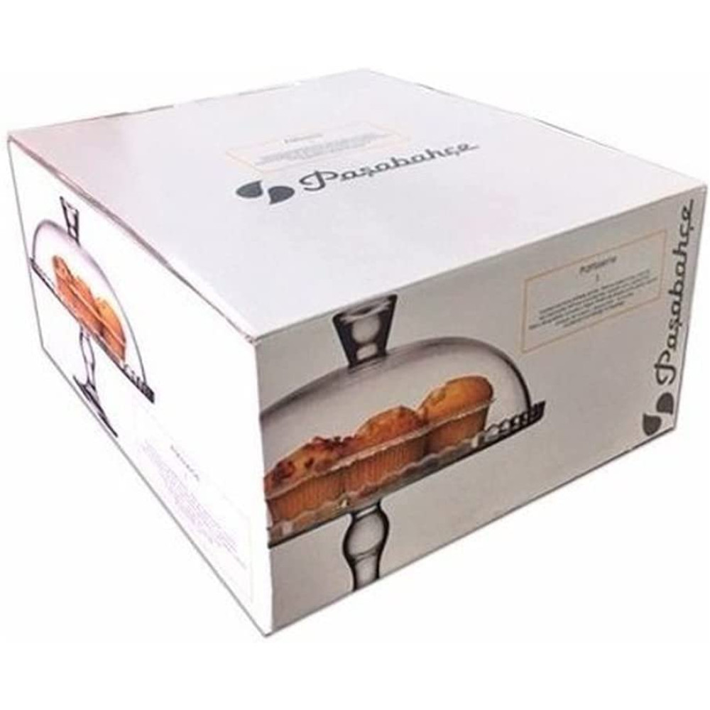 Тортівниця на ніжці з кришкою Pasabahce Patisserie 322 мм (95200)