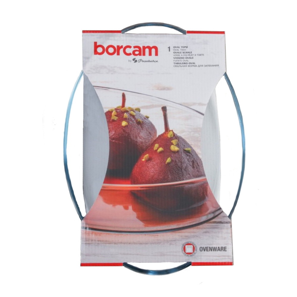 Форма для запікання овальна Borcam 30х21 см Pasabahce 59064