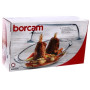 Каструля скляна овальна з кришкою Pasabahce Borcam 1,7л + 2,5л (59052)