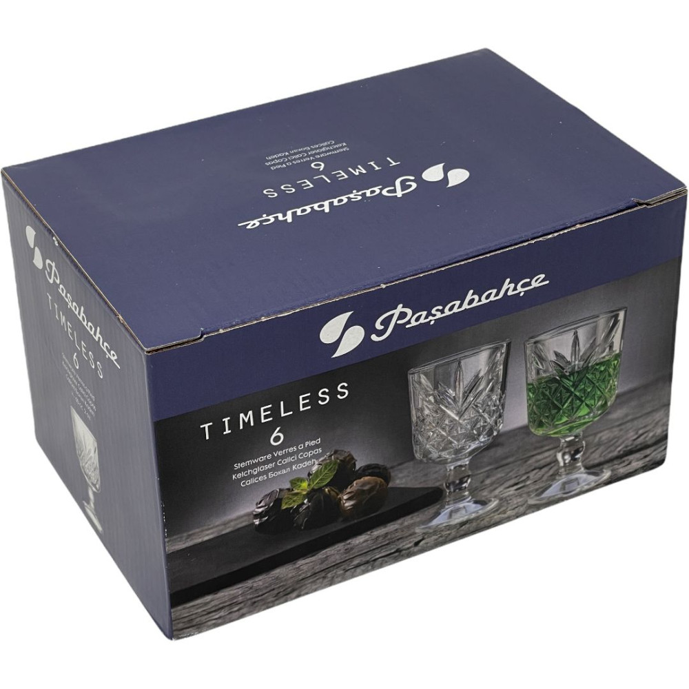 Набір чарок на ніжці Pasabahce Timeless 60 мл, 6 шт (51718)