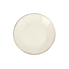Тарелка круглая фарфоровая Porland Beige 187628/B 28 см бежевая