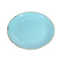 Тарілка кругла Porland Turquoise 187628/T 280 мм бірюзова