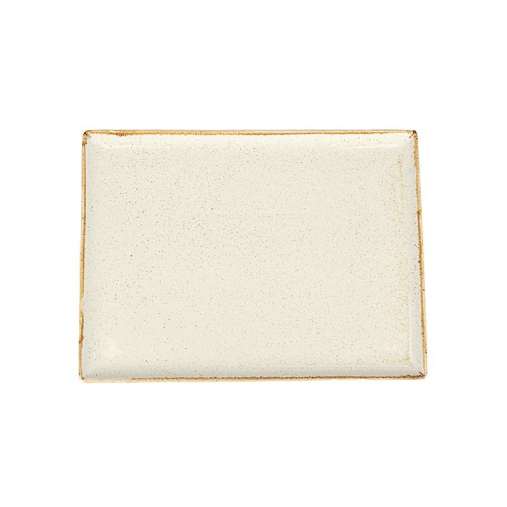 Блюдо для подачі прямокутне 35х26 см Porland Beige (358835/B)