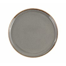 Тарелка для пиццы круглая 320 мм Porland Dark Grey 162932/DG темно-серая фарфоровая