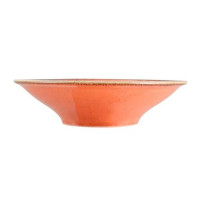 Тарелка глубокая 200 мм Porland Orange 177820/O оранжевая фарфор