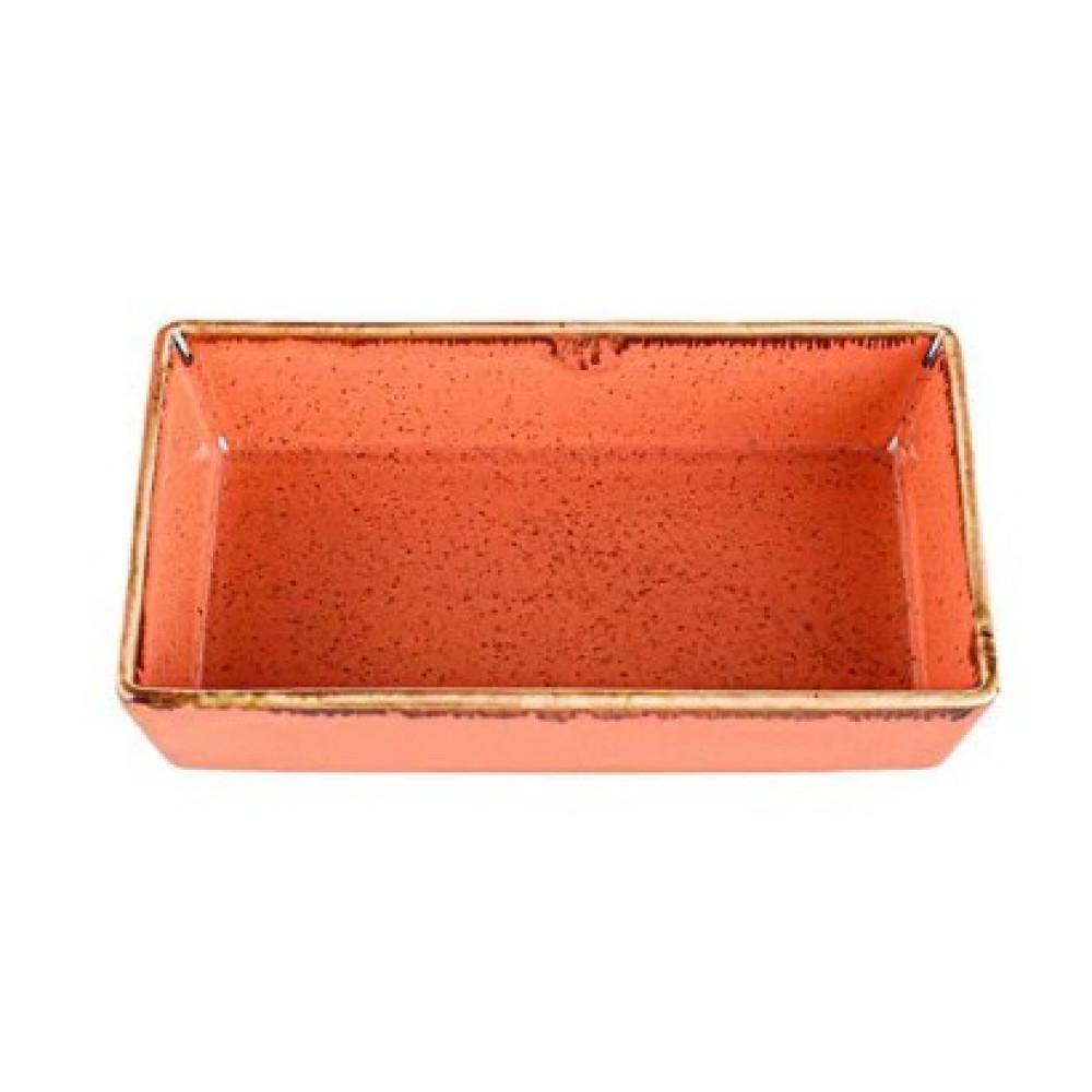 Салатник прямокутний Porland Orange 16 см (358916/O)