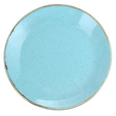 Тарелка круглая фарфоровая Porland Turquoise 300 мм бирюзовая (187630/TIDHV)