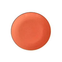 Тарелка круглая Porland Orange 187618/O 180 мм оранжевая фарфоровая